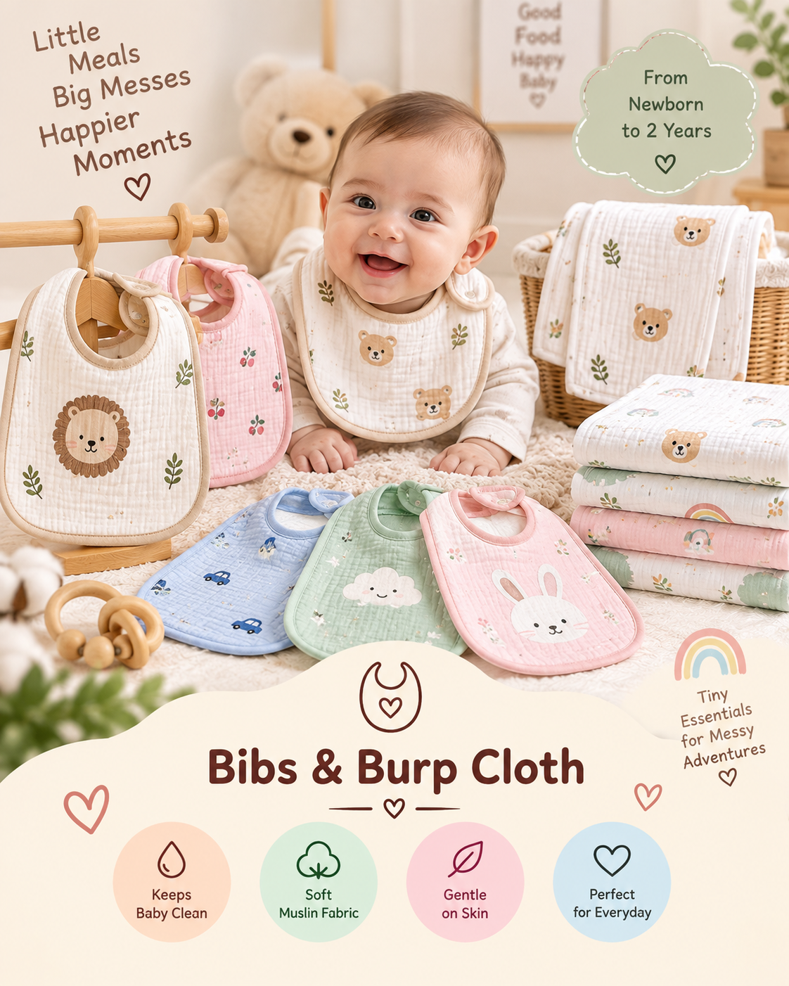 Bibs & Burp Cloth