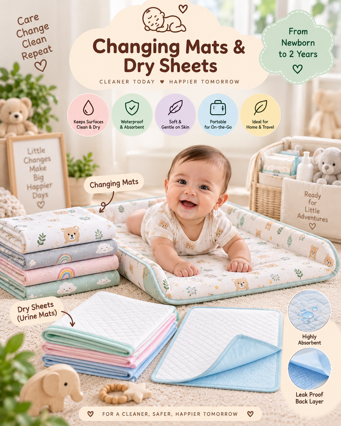 Changing Mats & Drysheets