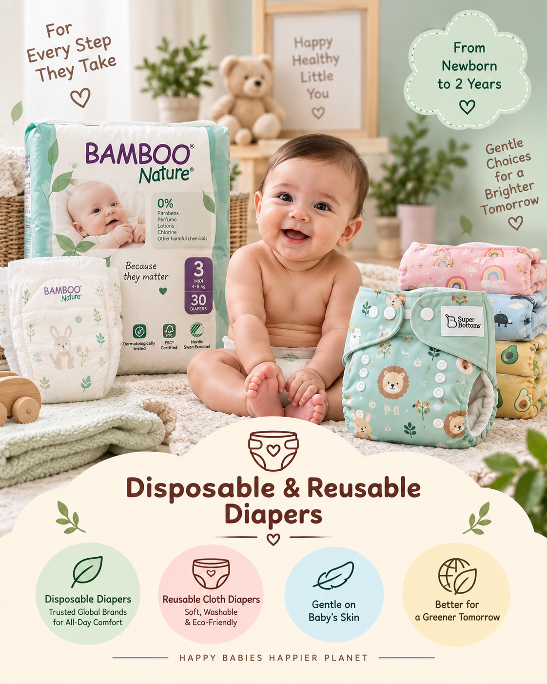 Disposable & Reusable Diaper